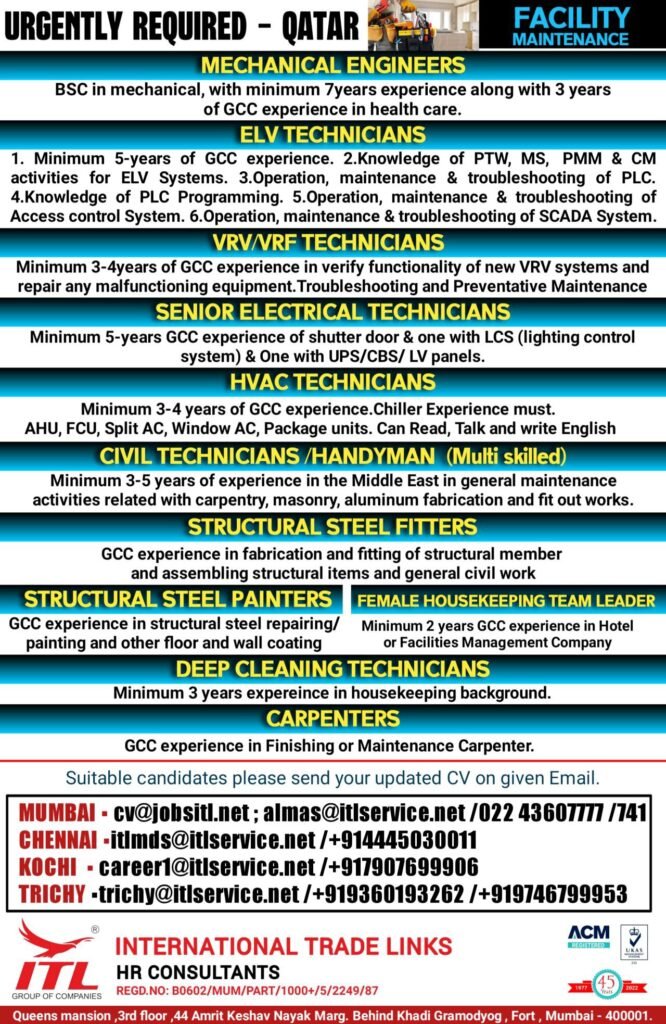 Gulf Jobs Wala: Job Vacancies In Oman For Mechanical, 60%,, 56% OFF