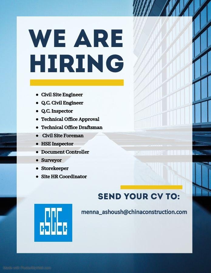 Exciting Career Opportunities with CSCEC International Construction Egypt