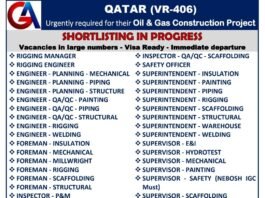 Gulf Jobs in Qatar Oil & Gas Construction Projects